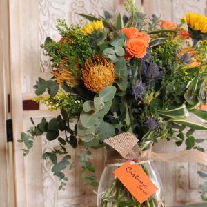 Ramo de flores con girasoles naturales para envío a domicilio en Sevilla